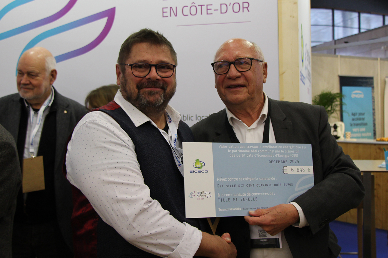 Serge Bavard - Chéque CEE